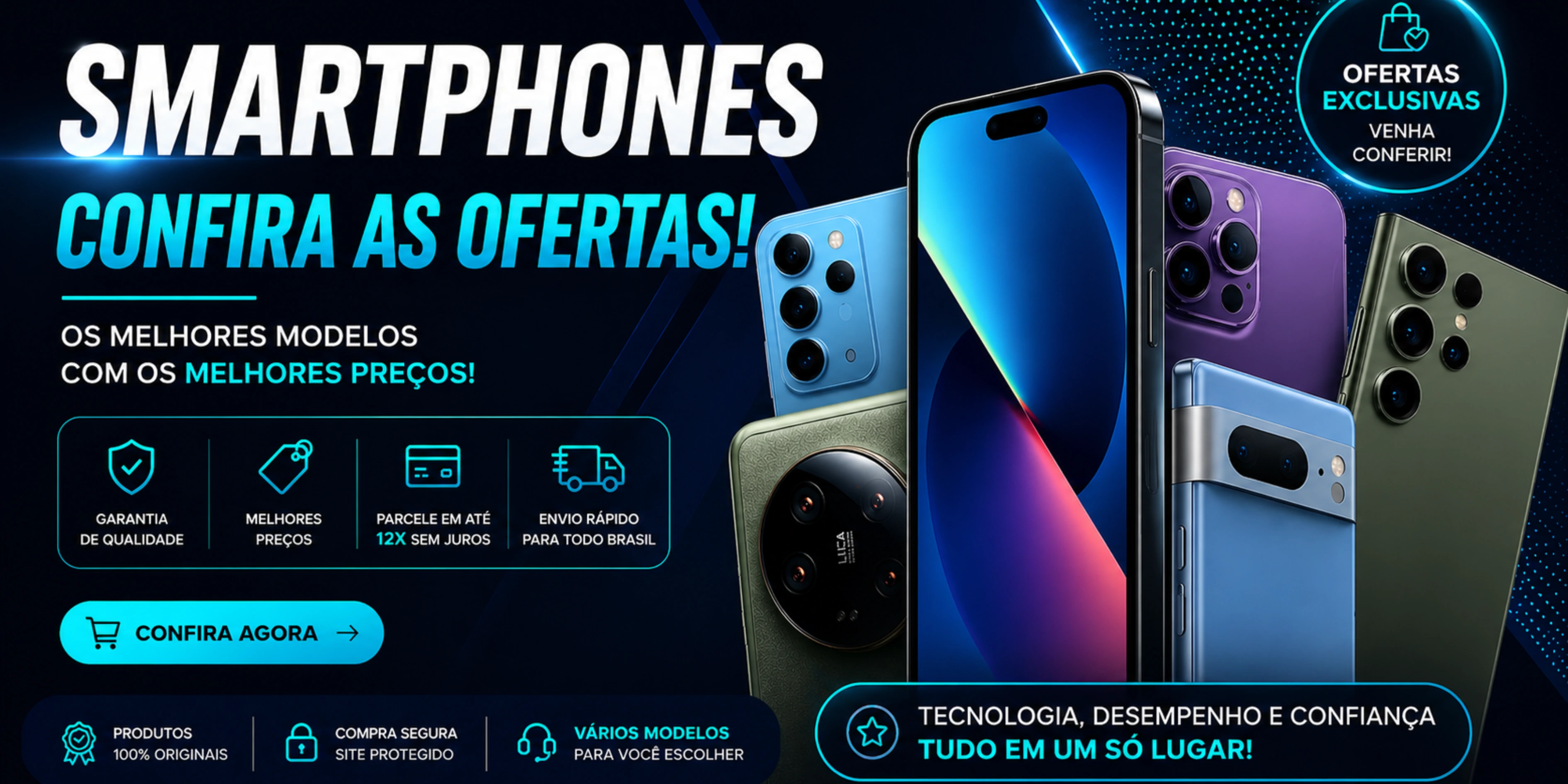 Banner de câmeras inteligentes