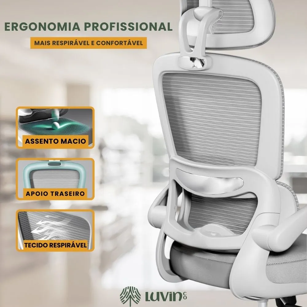 Cadeira ergonômica Genebra B500 Luvinco