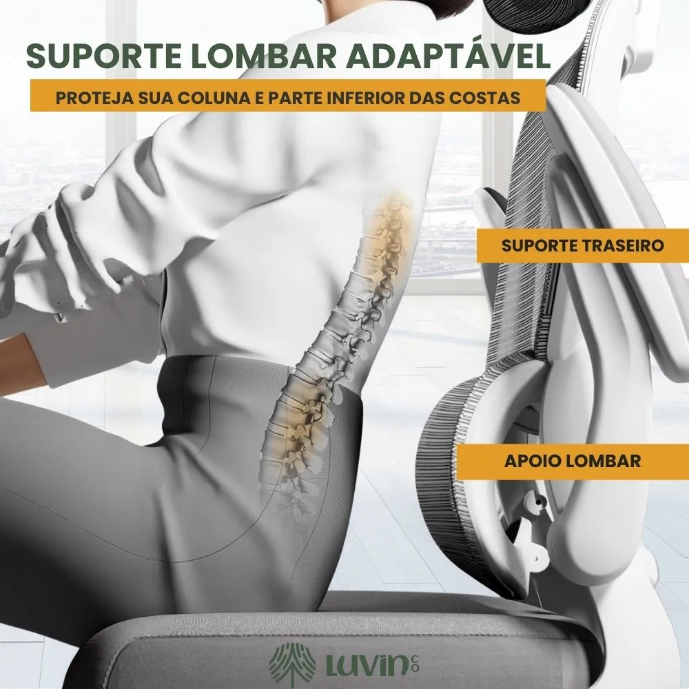 Cadeira ergonômica Genebra B500 Luvinco