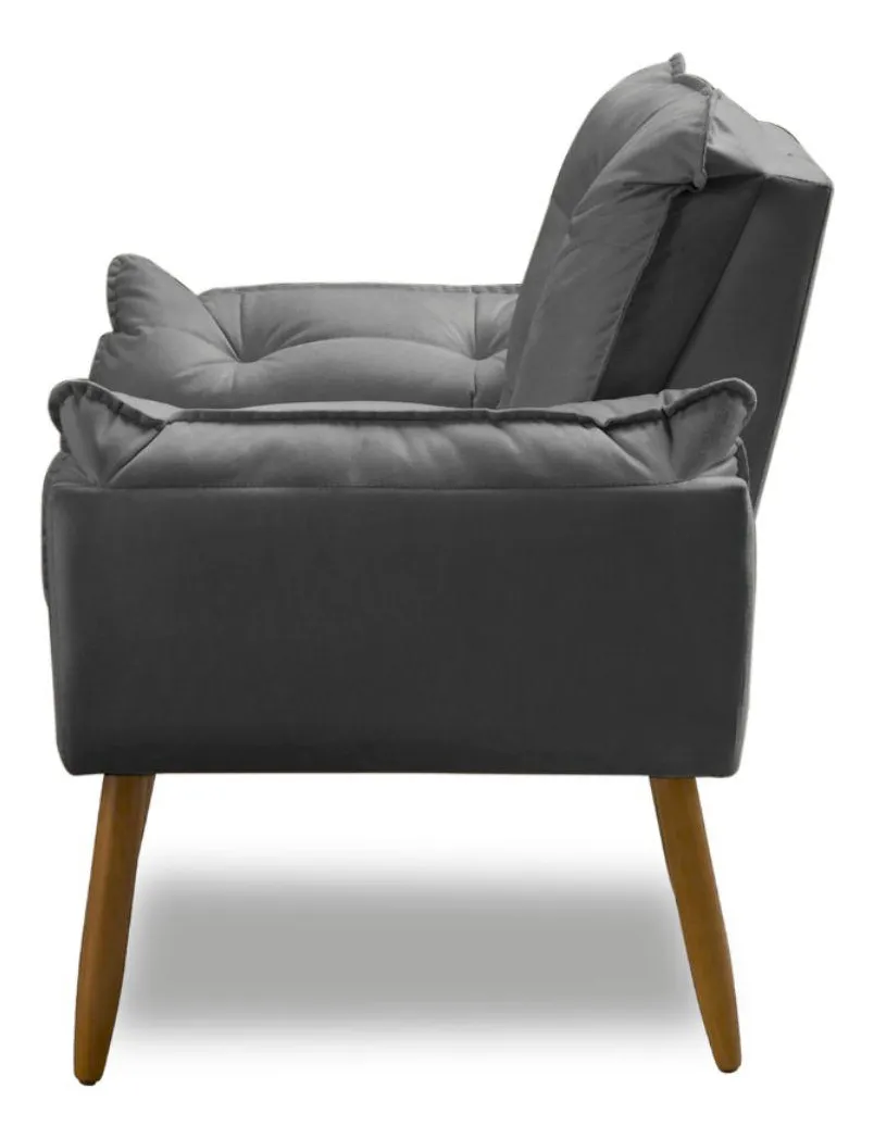 Poltrona Decorativa Opala Suede
