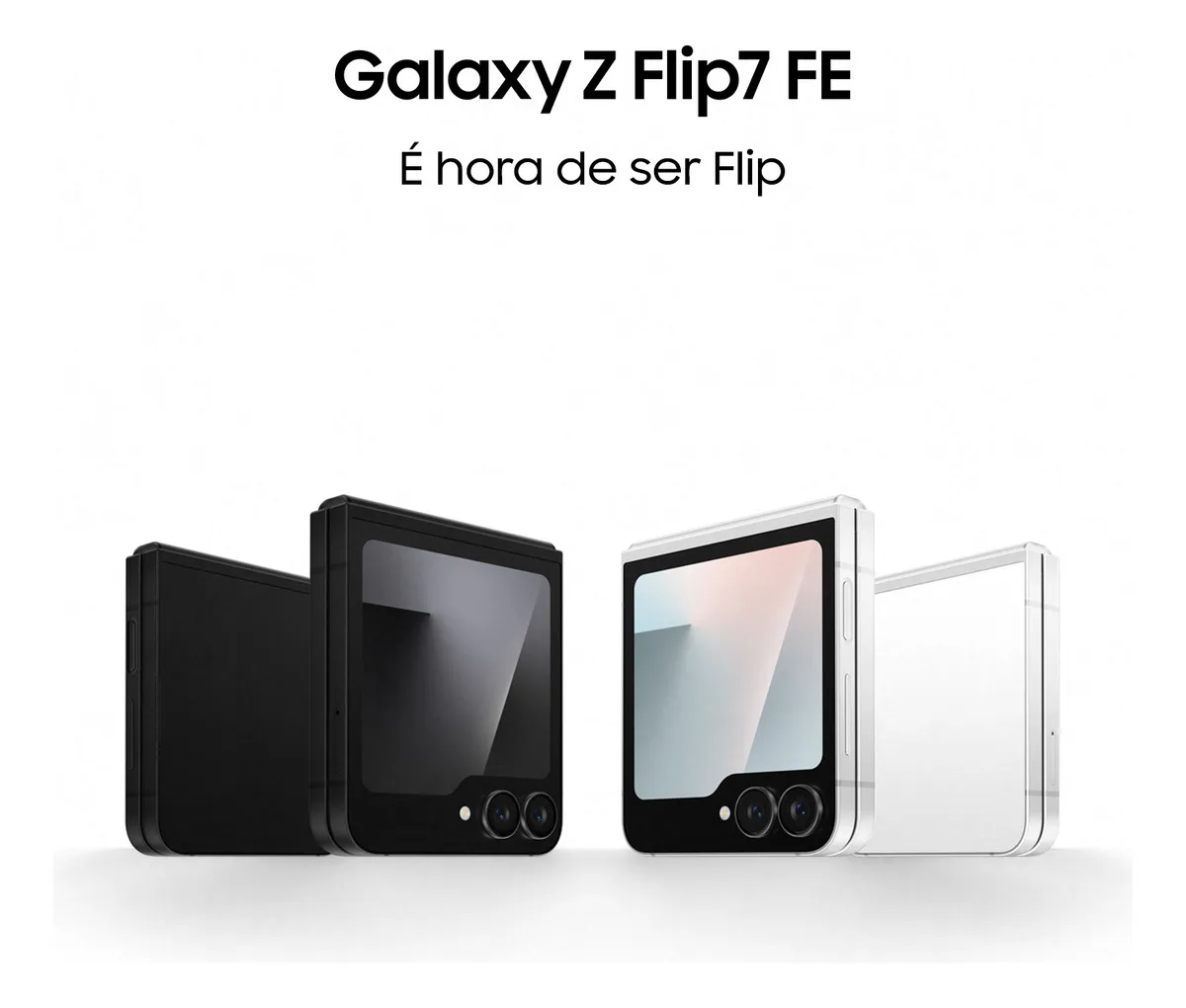 Samsung Galaxy Z Flip7 FE aberto