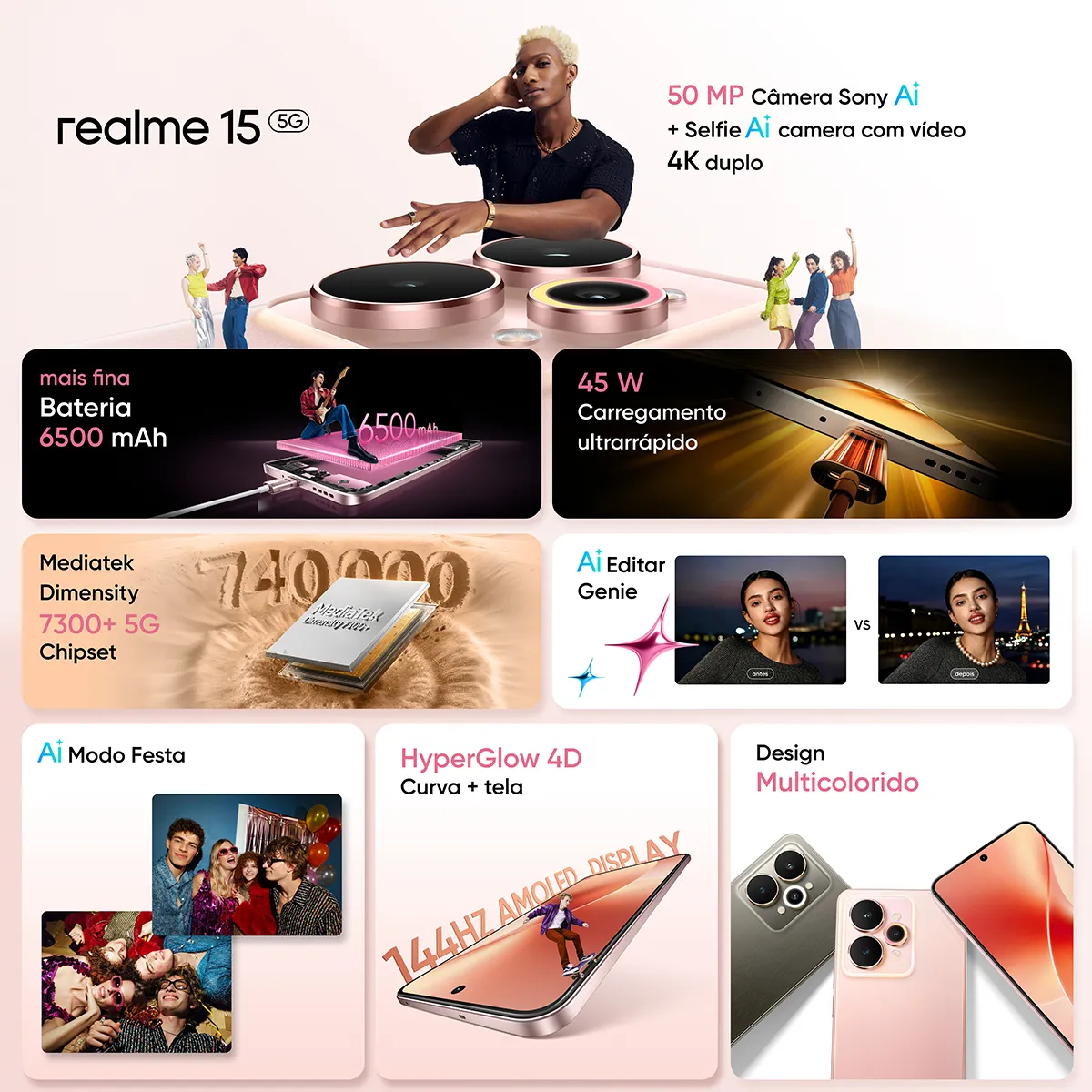 Realme 15 Series 5G smartphone