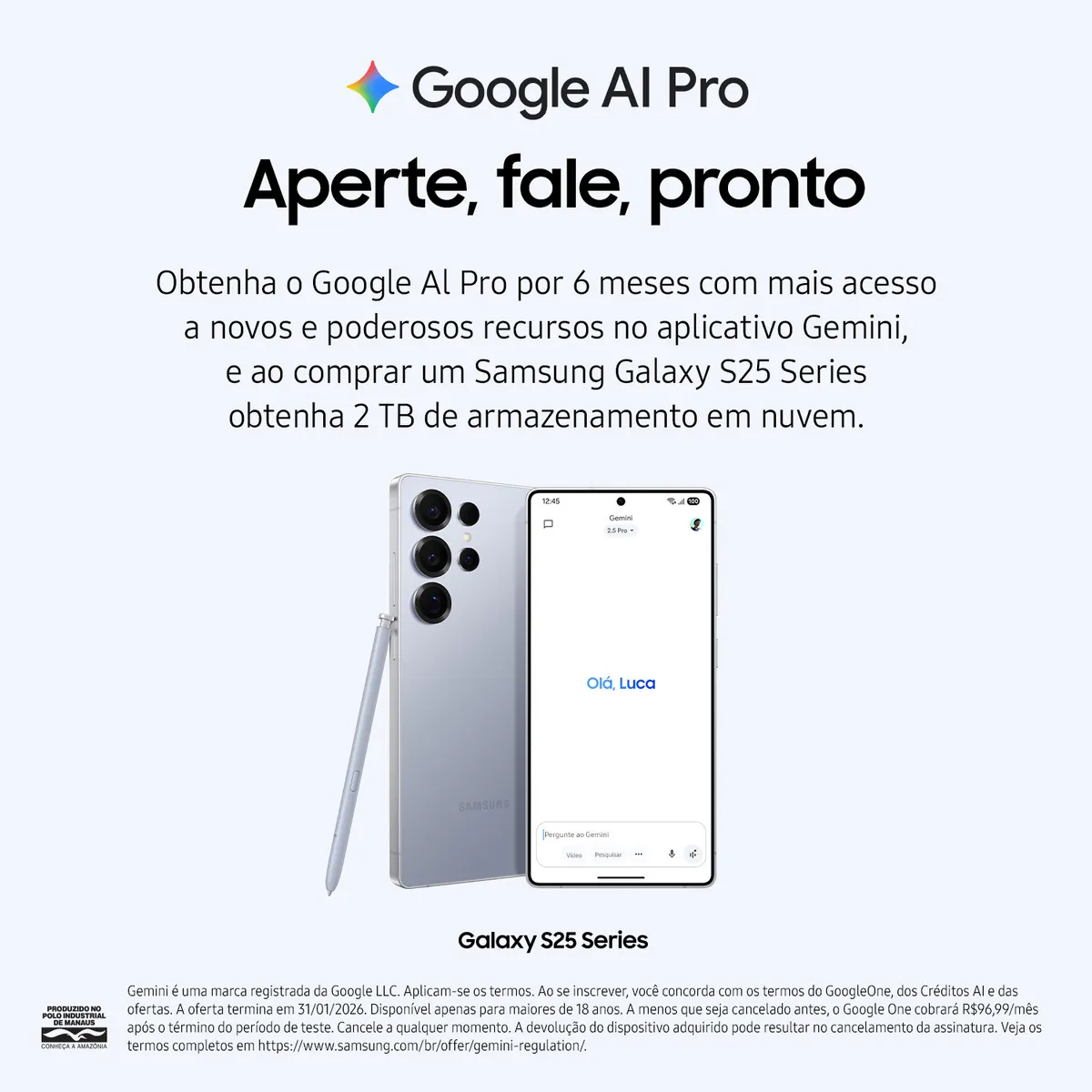 Samsung Galaxy S25 smartphone
