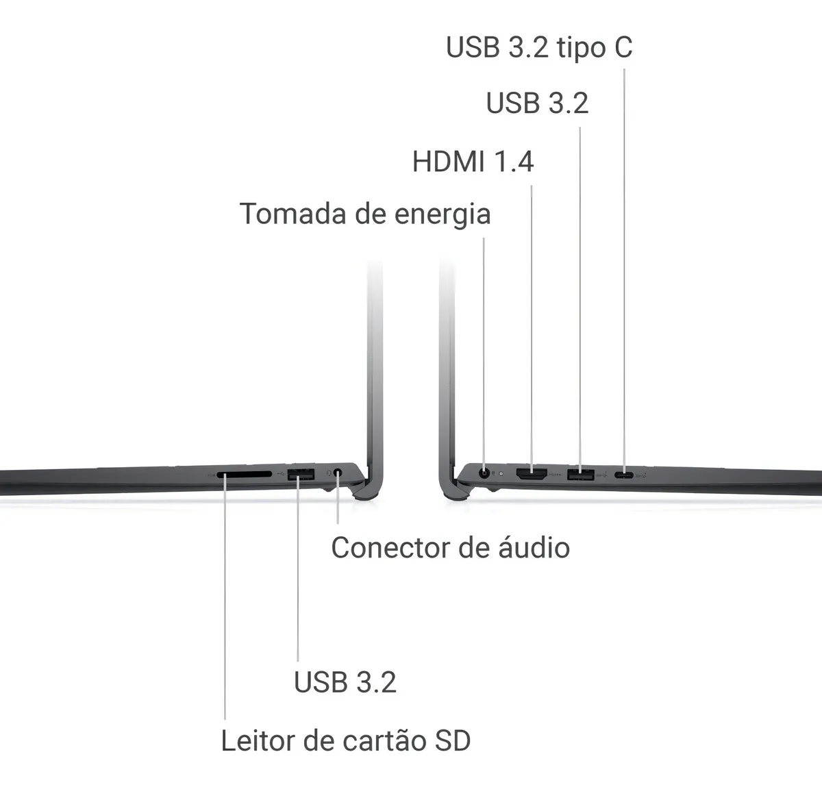 Design do Notebook Dell Inspiron I15
