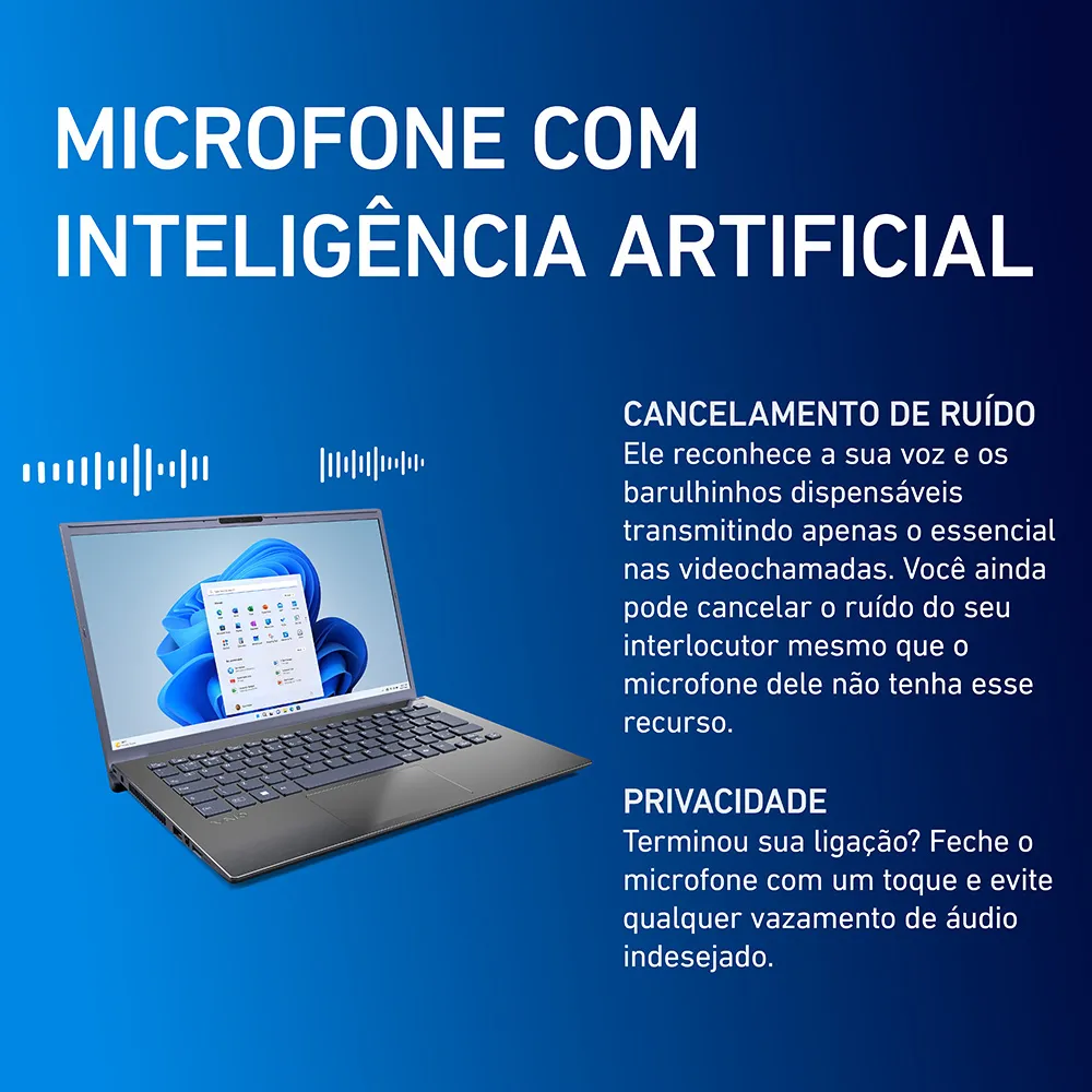 Notebook VAIO F14 Intel Core i5 1334U 16GB 512GB SSD